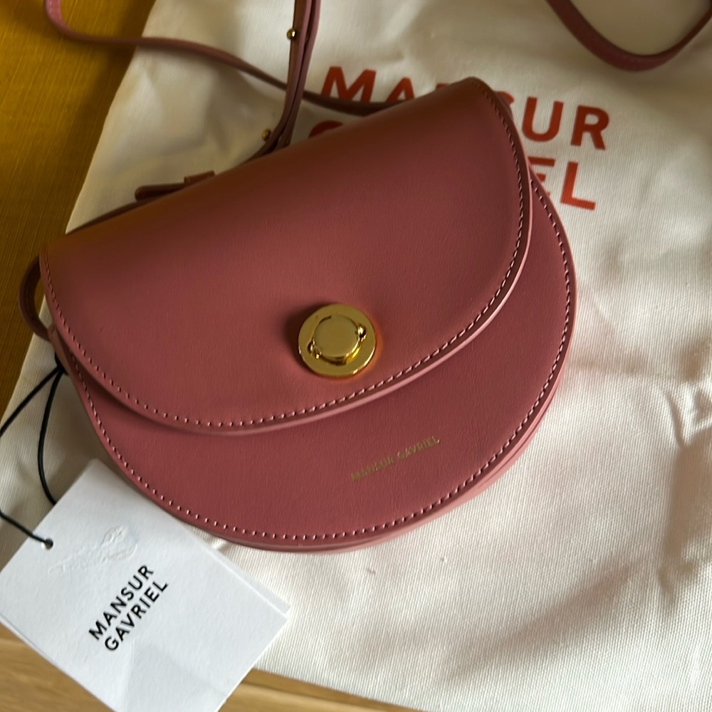 Mansur Gavriel Mini Saddle Bag
